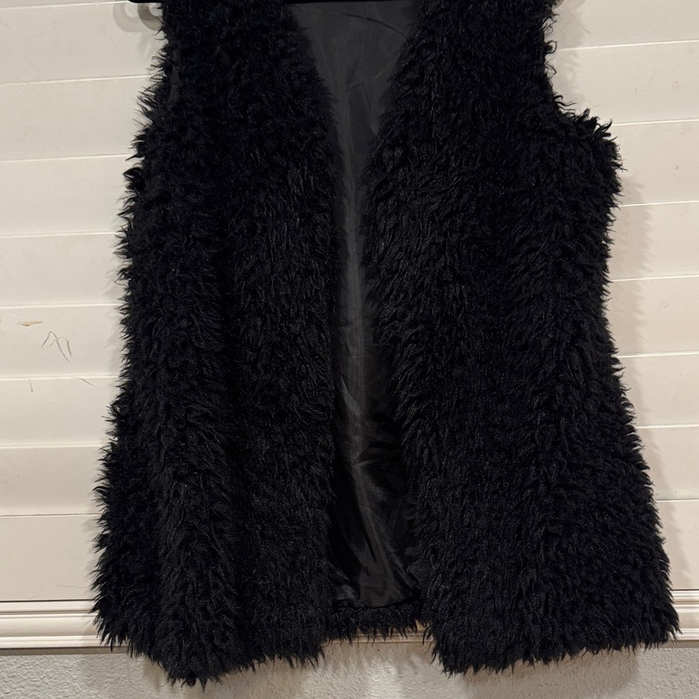 Papaya Black Teddy Vest View 4